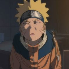 the character naruto is staring at something