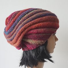 Original hat, handmade of soft yarn: 53% wool, 47% acrylic; seamless, reversible, very comfortable, size: stretchy, best for 54-58 cm (20-22 inch) head. The waiting time is 3-5 days plus delivery time after the purchase. I always try to complete the project as soon as possible, so it may be shorter :-) Hat For Woman, Hat Handmade, Winter Hats For Women, Skull Cap Beanie, Horse Stuff, Soft Yarn, Skull Cap, Winter Hat, Hats For Women