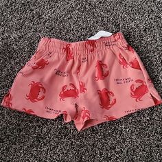 New Kid Zara Shorts Playful Shorts With Pockets For Vacation, Cute Shorts With Elastic Waistband For Playwear, Playful Vacation Shorts With Pockets, Pink Short Bottoms For Playwear, Playful Red Cotton Shorts, Playful Red Shorts For Spring, Red Bottoms For Spring Playwear, Spring Cotton Swim Trunks For Playwear, Playful Short Bottoms With Elastic Waistband