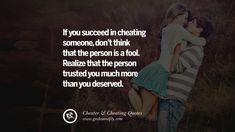 two people hugging each other with the caption if you succeed in creating someone, don't think that the person is a fool