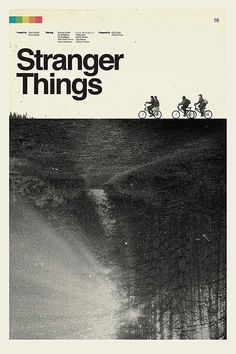 a book cover with three people riding bikes on the side of a river and trees