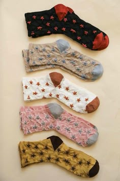 Add some flair to your sock collection with our chic Star Design Socks. Made with high-quality materials, these socks will keep your feet cozy and stylish all day long. Perfect for any outfit, these socks are a must-have for any fashion-forward individual. One Size Fits Most Imported Fabric Contents: 100% Acrylic Embroidered Socks, Trendy Socks, Ankle Sock, Funky Socks, Cute Stars, Sock Patterns, Cute Socks, Patterned Socks, Star Design