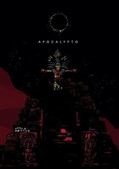 the poster for an upcoming game called apocaalypto, which has been released on