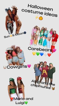 #halloween#outfitinspo#coustmes#fall#halloweeninspo#preppy#carebears#cowgirls Cute Halloween Costumes For 3 Friends, Cute Preppy Halloween Costumes, Partner Costume, Preppy Halloween Costume, Cute Group Halloween Costumes, Classy Halloween Costumes, Matching Halloween Costumes, Bff Halloween Costumes, Trio Halloween Costumes