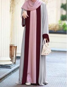 Stylish Abaya Abaya Outfit, Patchwork Fashion, Maxi Cardigan, Muslim Dress, Islamic Clothing