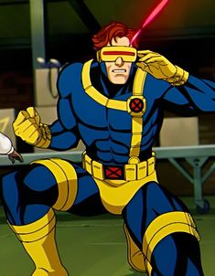 Cyclops (Scott Summers) - X MEN Scott Summers X Men 97, Cyclops X Men 97, Cyclops X Men, Cyclops Marvel, Man Games, Like A Cat, X Man, Father Figure