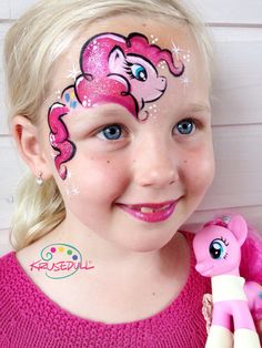 My little pony face paint Kids Face Painting Easy, Face Painting Tips, Adult Face Painting, My Little Pony Birthday Party