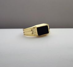 10K Gold Mens Ring, Gemstone Wedding Men Rings, 14K Gold Onyx Men Ring, 18K Gold Black Onyx Stone Rings, Gold Gift Ring Black Onyx Ring Men, Gold Mens Ring, Onyx Ring Men, Onyx Signet Ring, Gemstone Wedding, Men Rings, Signet Ring Men, Black Onyx Stone, Men Ring