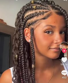 Romani Braids, Baby Girl Hairstyles Curly, Afro Braids, Braid Inspiration, Quick Braided Hairstyles, Hair Twist Styles, Fulani Braids, Bun Hairstyles For Long Hair