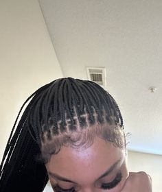 Small Knotless Box Braids Styles, Small Traditional Box Braids, Quick Weave Hairstyles