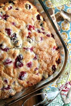 a close up of a cake in a pan on a table