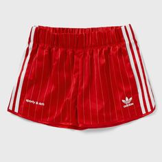 Sporty & Rich X Adidas Originals Red Shorts! Size S. Price Is Firm At $90. Retro Red Sports Bottoms, Red Streetwear Shorts, Red Short Bottoms For Streetwear, Red Short Length Bottoms For Streetwear, Retro Red Bottoms For Streetwear, Sporty Red Athletic Shorts For Spring, Red Athletic Shorts For Spring, University Red Sporty Bottoms For Summer, Sporty University Red Bottoms For Summer