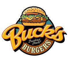 the logo for bucks burgers