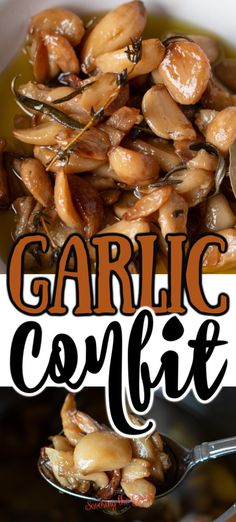 garlic coulife with text overlay that reads garlic coulife