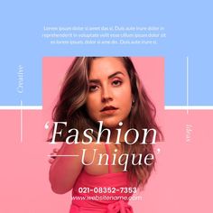 a woman in a pink dress is featured on the front cover of a fashion magazine