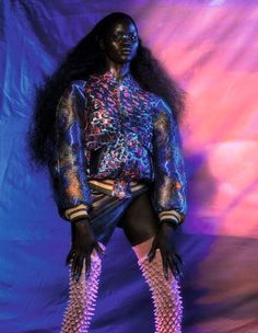 Model Anyiel Majok appears as futuristic Black goddess  in 10 Magazine. Sudanese Model, Mariano Vivanco, South Sudanese, Futuristic Fashion, Dope Fashion, Fashion Photography Editorial, Fashion Story, Ad Campaign, Global Fashion