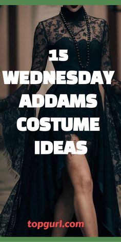 Wednesday Addams Outfit Ideas Formal Halloween Outfit, Dark Brown Hair Costume Ideas, Dress Like Wednesday Addams, Wendsday Outfits Ideas, Once Upon A Time Regina Outfits, How To Be Wednesday Addams, Wednesday Addams Outfit Halloween, Diy Wednesday Addams Costume Women, Gothic Fall Fashion