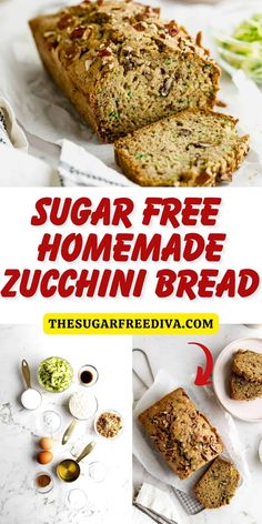 the recipe for this zucchini bread is easy to make