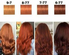 Hair Color Formulas, Ginger Hair Color, Hair Color Chart, Hair Color Auburn, Pretty Hair Color, Hair Makeover, Auburn Hair, Hair Dye Colors, Hair Inspiration Color