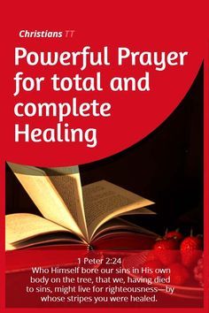 a book with the title powerful prayer for total and complete reading