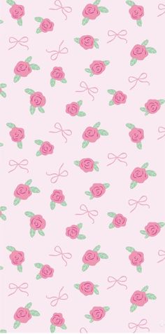 pink roses with green leaves on a light pink background