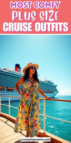 Discover stylish yet comfortable plus-size cruise outfits that are perfect for tropical vacations. Think loose-fit jumpsuits, breezy maxi dresses, and elastic-waist shorts paired with lightweight tops. Plus Size Cruise Outfits, Loose Fit Jumpsuit, Vacation Wardrobe, Cruise Outfits, Elastic Waist Shorts, Lightweight Tops, Tropical Vacation, Travel Style, Formal Wear