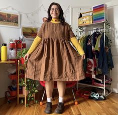 Earthy Fashion Plus Size, Me Made May, Twee Plus Size Outfits, Granola Plus Size, Goblincore Outfits Plus Size, Plus Size Indie Outfits Aesthetic, Modest Outfits Midsize, Mid Size Cottagecore, Quirky Plus Size Fashion