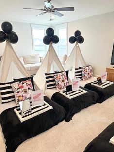 Themes | Happy Little Glampers Of The Lowcountry Slumber Party Tents, Sleepover Birthday Party Ideas, Tent Sleepover, Birthday Party Rentals, Birthday Bedroom, Kpop Birthday, At Home Birthday, Party Tent Rentals, Sleepover Tents