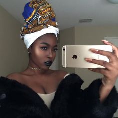 fckyeahprettyafricans: “ Made in the chosen land Ghana Ghanaian (GoldCoast) Ig ayyooyluap ” Divine Photo, Wrap Hair, Turban Headwrap, Turban Style, African Queen, Dope Hairstyles, Queen Crown