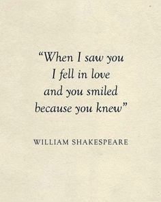 william shakespeare quote about love and being in love with someone's heart, on top of