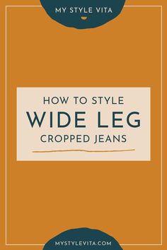 Check out all these tips on how to wear and style wide leg cropped jeans. Even if you're petite, you can wear this fun denim trend. Try this womens fashion trend today! #styletips #elevatedeverydaytips Wide Leg Capri Jeans Outfit Fall, Wide Leg Crop Jeans Outfit Fall, Styling Wide Leg Cropped Jeans, How To Style Wide Leg Cropped Jeans, How To Wear Wide Leg Cropped Pants, How To Style Cropped Jeans, How To Wear Wide Leg Cropped Jeans, Cropped Jeans Outfit Summer, Wide Leg Crop Pants Outfit