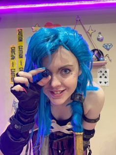 Cutestudios Jinx cosplay from Arcane 
#avcon #arcane #jinx #jinxcosplay #jinxarcane #arcanejinx #arcanecosplay #cosplay #cosplayer #jinxleagueoflegends #leagueoflegends #leagueoflegendscosplay #arcane Jinx Arcane Hair, Arcane Hair, Jinx Hair, Cosplay Jinx, Arcane Season 2, Jinx Arcane, Blue Hair