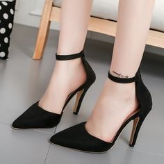 High Shoes · Eoooh❣❣ · Online Store Powered by Storenvy Trendy Ankle Strap Heels For Office, Chic Pointed Toe Court Shoes For Events, Chic Pointed Toe Court Shoes For Event, Chic High Heel Court Shoes For Events, Elegant Pointed Toe Court Shoes For Party, Fitted Ankle-length Heels For Formal Occasions, Summer Formal Ankle-length Heels, Ankle-length Party Heels, Spring Party Pointed Heels