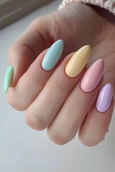 Easter Nail Designs, Milky Nails, Green Nail Designs