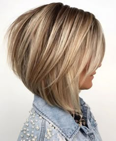 Long Hair Bobs With Layers, Undercut Long Bob Thick Hair, Bob Hairstyles With Highlights Brunette, A Line Bob With Highlights, Bob Haircuts For Women Side Part, Textured Angled Bob Medium, Stacked Lob Haircut For Fine Hair, Round Layered Bob, Hair Trends For 2023 For Women