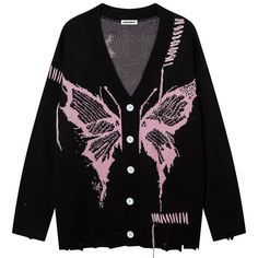 Beschreibung:

Wer sagt, dass Schmetterlingselemente nur im Sommer beliebt sind? Der Butterfly Distressed Knit Cardigan aus unserer aktuellen Pullover-Kollektion ist sowohl süß als auch ausgefallen und wird zu einem Must-Have in Ihrer Herbstgarderobe.

Unsere Strickjacke ist aus weichem und hautfreundlichem Baumwollstrick gefertigt und sorgt den ganzen Tag über für Komfort.
Das Design zeichnet sich durch eine Oversized-Passform mit unregelmäßigen Distressed-Details an Saum und Bündchen, einem V-Ausschnitt sowie auffälligen Schmetterlingsmustern und kontrastierenden Maschenpatches aus. Erhältlich in zwei Farben, grau und schwarz, strahlt diese Strickjacke einen trendigen und schicken Look aus.
Der LEMANDIK® Butterfly Distressed Knit Cardigan kombiniert Schärfe mit Süße und eignet sich perfe Butterfly Cardigan, Distressed Knit, Latest Sweater, Fringe Cardigan, Knit Cardigan Sweater, Winter Color, Sweater Collection, Sweater Coat, Y2k Streetwear