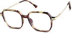 Tortoiseshell Square Glasses #7837725 | Zenni Optical Best Glasses For Square Face, 2024 Glasses Trends, Mellow Autumn, Running Sunglasses, Everyday Glasses, Glasses Trends, Clothes Wishlist, Oversized Glasses, Zenni Optical