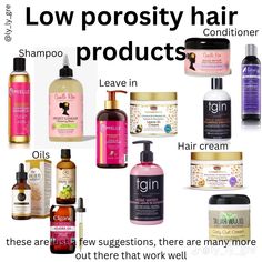 Low Porosity Hair Care, Low Porosity Natural Hair, Healthy Hair Routine, Natural Hair Routine