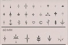 the cross and other symbols are drawn in black ink