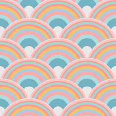 an abstract pattern with circles in pastel colors