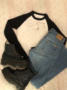 Cute Outfit, Lookbook Outfits, Dream Clothes, Grunge Outfits, Outfits Casuales, Cute Casual Outfits