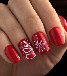 Tree Nails, Valentine Nails, Her Nails, Pretty Nail Art Designs, Christmas Nails Acrylic, Short Acrylic Nails Designs