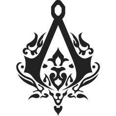 an artistic tattoo design in black and white, with the letter a on it's side