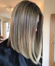 Beige Balayage, Long Bob Hairstyles, Hair Color And Cut, Hair Hairstyles, Ombre Hair, Hair Dos, Balayage Hair, Hair Highlights, Bob Hairstyles