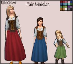 Fair Maiden, Cc Sims4