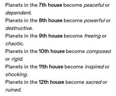 the earth is surrounded by plants in the 7th house become peaceful or decrepit