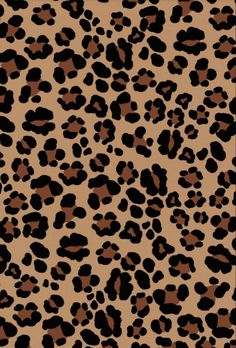 an animal print pattern with brown and black spots