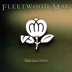 the logo for fleetwood magic's greatest hits, which features a white flower