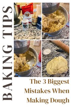 the three biggest mistakes when making dough