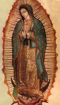 an image of the virgin mary